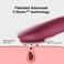 N&aring;graCoola Face Scrubber, CLIE Facial Cleansing Brush, Waterproof and Rechargeable Face Scrub Brush for MenWomen, Cleansing, Exfoliating and Massaging, Electric Face Wash Brush - Berry