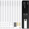 EVEO Cable Concealer on Cord Cover Wall - Paintable Cable Cover for Wire Hiders for TV on Wall - Cable Management Cord Hider Wall Including ConnectorsAdhesive Strips Connected to Cable Raceway