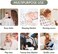 GLLQUEN BABY Receiving Blanket Boy Cotton Muslin Swaddle Blankets Girl Newborn Squares BreathableSoft Thin Baby Blankets Cloths Double Absorbent Infant Swaddling Wrap - 6 Pack (Rainbow