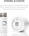 Ink Permanent White Premium Pre-Inked Mapping String [100 Ft Bottle] and White Brow Paste [Large 15g Bottle] Set for Permanent Makeup and Microblading Brow Shape and Define 15 g / 0.5 oz, Eyebrow Tint
