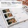Veicevol Photo Album for Fujifilm Instax Mini Camera, 180 Pockets Photo Album with Writing Space for Polaroid, Leather Cover, 2x3 Photo for Instax Mini 12 11 9 40 8 7 Evo LiPlay Instant Camera (White
