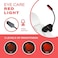 hooga Red Book Light, Rechargeable Clip On 625nm LED Light for Reading in Bed. No Blue Light Emitted, Eye Care Light for Strain-Free, Healthy Eyes. Gift for Students, Kids, Travel, Nursing, Studying.