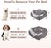 MIXJOY Dog Beds for Medium Large Small Dogs, Rectangle Cave Hooded Blanket Puppy Bed, Luxury Orthopedic Cat Beds for Indoor Cats, Warmth and Machine Washable (25 inches, Grey
