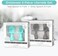Grabease Baby Spoons and Forks Utensils for Toddlers Infants BPA-FreePhthalate-Free Baby Silverware, 2 Sets, Teal and Gray - Infant Spoon - Toddler Fork