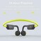 RR SPORTS Open Ear Headphones, Bluetooth 5.2 Air Conduction Headphones with Microphone, 24 Hours Playtime, Sweat Resistant Wireless Sport Earphones for Running, Cycling, Driving (GreyGreen