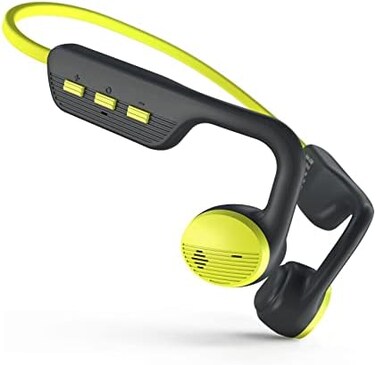 RR SPORTS Open Ear Headphones, Bluetooth 5.2 Air Conduction Headphones with Microphone, 24 Hours Playtime, Sweat Resistant Wireless Sport Earphones for Running, Cycling, Driving (GreyGreen