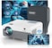 YABER Projector 5G WiFi Bluetooth Projector, 400 ANSI Lumen Full HD Native 1080P Projector, Portable Projector 4K Support 4P/4D Keystone, Zoom, 300" Display Compatible with HDMI, Phone, PS4, TV Stick