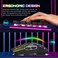 ATTACK SHARK Wireless Gaming Keyboard and Mouse Combo,2.4G Type C/USB Dual Receiver,Full Size Chroma RGB Backlit,Rechargeable 4200mAh,Silent Mice,Mousepad for Smartphone TV Tablet PC Mac