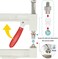 BDS-HOME 5400pcs Pearl Beads Hand Press Pearl Setting Tool Set, Beads Rivet Fixing Machine, DIY Handmade Pearl Setting Machine with Beads Nails Screw Heads Tweezers Wrench Trays for DIY Crafts Accesso