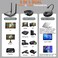 TIMBOOTECH Wireless HDMI Transmitter and Receiver 4K, USB C to Wireless, PlugPlay, VGADual Screens, Casting 5.8G Video for Laptop, Cable Box, Phone to Monitor/Projector/HDTV, 165FT