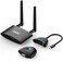 TIMBOOTECH Wireless HDMI Transmitter and Receiver 4K, USB C to Wireless, PlugPlay, VGADual Screens, Casting 5.8G Video for Laptop, Cable Box, Phone to Monitor/Projector/HDTV, 165FT