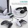 CYKOARMOR PS5 Stand and Cooling Station with Dual Controller Charging Station for Playstation 5 Console, PS5 Accessories Incl. Controller Charger, Cooling fan,Headset holder (Not Fit 2023 PS5 Slim Dis