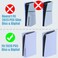 CYKOARMOR PS5 Stand with Cooling StationDual Controller Charger for Playstation 5 PS5 Console, PS5 Accessories with 5V/3A Adapter, PS5 Base with Cooler Fan, Charging Dock and Game Holder White