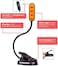hooga Book Light, Ultra Dim Rechargeable Blue Blocking 1600K Amber or 625nm Red Light Emitting LEDs Prevent Eye Strain While Reading in Bed at Night. Gift for Students, Kids, Travel, Studying.