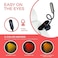 hooga Book Light, Ultra Dim Rechargeable Blue Blocking 1600K Amber or 625nm Red Light Emitting LEDs Prevent Eye Strain While Reading in Bed at Night. Gift for Students, Kids, Travel, Studying.