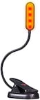 hooga Book Light, Ultra Dim Rechargeable Blue Blocking 1600K Amber or 625nm Red Light Emitting LEDs Prevent Eye Strain While Reading in Bed at Night. Gift for Students, Kids, Travel, Studying.