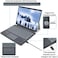 Qulose Surface Pro Keyboard, Backlight Detachable Bluetooth Keyboard for Microsoft Surface Pro 11/10/9/8/X 13 Inch With Trackpad/Pen Holder - Grey
