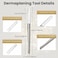COSYLIFE Dermaplaning Tool for Face Exfoliation, with 20 Replaceable Blades, Facial Shaver/Eyebrow Razor, Peach Fuzz Removal Eyebrow Shaper for Women, Easy to Use Dermaplaner Help Exfoliate and Smooth