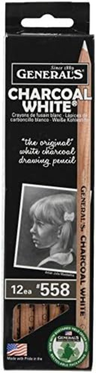 General's Charcoal Pencil White