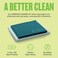 E-Cloth Window Cleaning Kit, Premium Microfiber Glass and Window Cleaner, Great for Shower Glass Doors, IndoorOutdoor Windows and Car Windshield, Washable and Reusable, 100 Wash Guarantee, Green