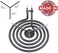 مجموعة استبدال سطح موقد الطهي الكهربائي KITCHEN BASICS 101 MP22YA لأفران ويرلبول، كيتشن إيد، ومايتاج - تتضمن شعلتين مقاس 8 بوصات MP21YA وشعلتين مقاس 6 بوصات MP15YA، عبوة من 4 قطع