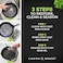 CARON &amp; DOUCET CARONDOUCET - Cast Iron Seasoning Conditioning Ultimate Bundle - Cast Iron Oil, Cast Iron Soap Cast Iron Scrub - 100% Plant Based Formulation - Helps Maintain Seasoning on All Cast Iron