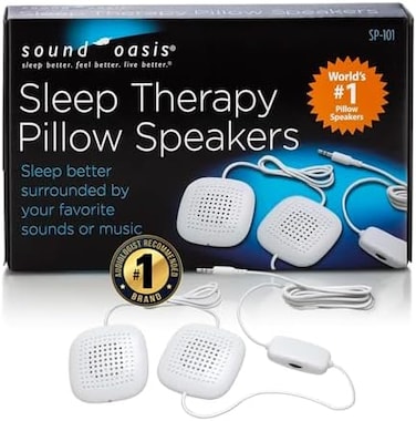 Sound Oasis dual pillow speaker with volume control ideal MP3 or tinnitus