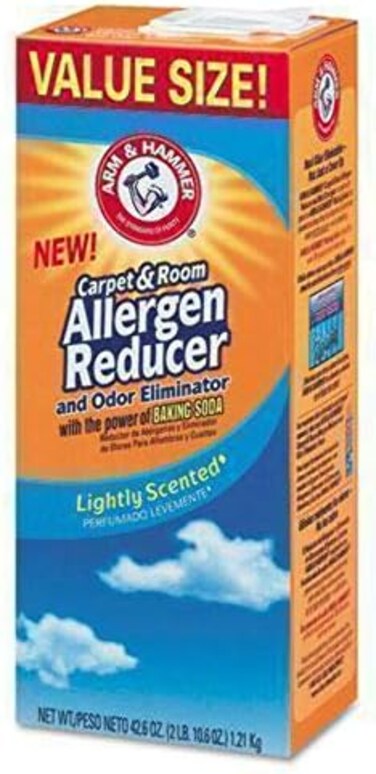 Arm &amp; Hammer ArmHammer CDC 84113 42.6 oz Carpet And Room Allergen Reducer And Odor Eliminator, Shaker Box