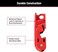 قفل قاطع الدائرة الكهربائية Master Lock 493B Grip Tight، أحمر/أسود، 11.3 سم × 6.9 سم × 2.5 سم