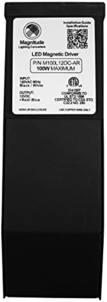 Inspired LED 12V Magnitude Magnetic Dimmable LED Driver Transformer Hardwired Under Cabinet Lighting 100 Watt -