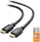 كابل HDMI إلى HDMI من Cable Matters [معتمد بريميوم] بطول 3 أقدام (كابل HDMI بريميوم يدعم دقة 4K HDR باللون الأسود)
