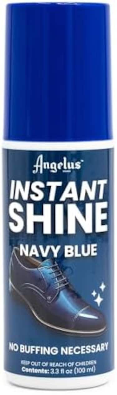Angelus Liquid Shoe Polish, Instant Shoe Shine with Sponge Leather Shoe Polish for Dress Shoes, Boots, Shoes, Jackets,More