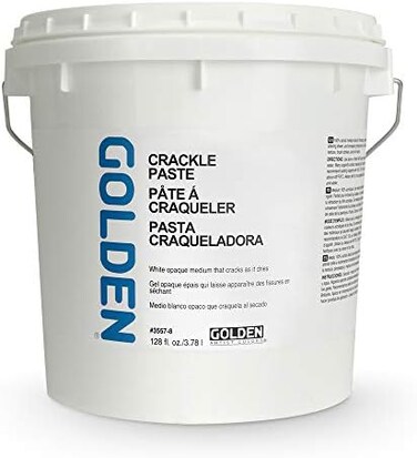 Golden CRACKLE PASTE ACR MED 128oz