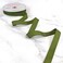 Creative Ideas 7/8-Inch Solid Grosgrain Ribbon, 50-Yard, Moss Green
