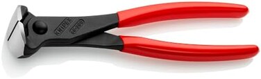 Knipex68 01 200End CutterCoated HandleBlack Atramentized - 200mm