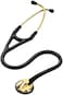3M Littmann Master Cardiology Stethoscope 2175, Brass-Finish Chestpiece, Black Tube