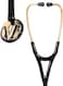 3M Littmann Master Cardiology Stethoscope 2175, Brass-Finish Chestpiece, Black Tube