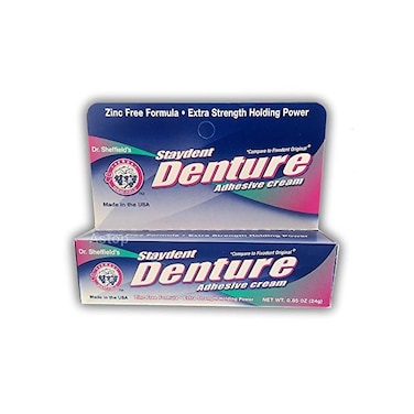 Dr. Sheffield's Dr Sheffield's STAYDENT, extra strength Denture Adhesive Cream, 0.85 oz