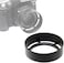 Fotasy LV49 49mm Vented Metal Hood Shade for Leica Leitz Voigtlander Lens (Black