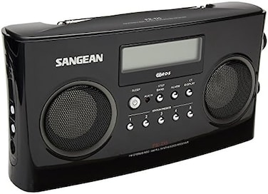 Sangean PR-D5BK AM/FM Portable Radio with Digital Tuning and RDS (Black