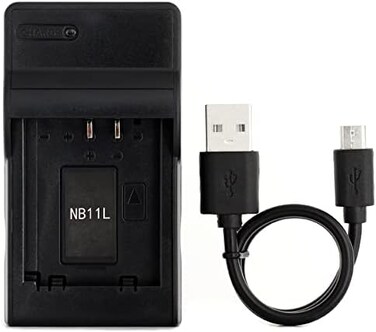 Norifon (NB-11L- NB-11L Ultra Slim USB Charger for Canon IXUS 132, IXUS 150, IXUS 155, IXUS 160, IXUS 170, IXUS 275 HS, PowerShot A2300, A2500, A2600, PowerShot ELPH 110 HS, 115 IS, 130 IS, 320 HS Cam