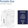 FOVAL 220V to 110V Voltage Converter with 4-Port USB