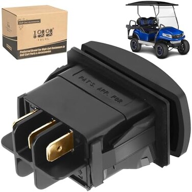 9.99WORLD MALL Forward Reverse FWD REV Switch 48V for Since 1996 Electric Golf Cart Club Car DS/Onward/Tempo/Precedent, Replacement Part 101856001, 101856002