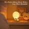 Mydethun Moon Lamp Moon Light Night Light for Kids Gift for Women USB Charging and Touch Control Brightness 3D Printed Warm and Cool White Lunar Lamp (3.5IN