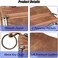 HENSE Genuine Leather Mens Tray Purses Coin Purse Cash Change Wallet Key Holder Money Pouch