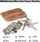 HENSE Genuine Leather Mens Tray Purses Coin Purse Cash Change Wallet Key Holder Money Pouch