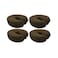 Therapist's Choice (Black- Premium Deluxe Microfiber Massage Table Face Cradle Covers, 4pcs per package (Black