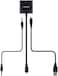 محول فيديو Anbear Micro HDMI إلى VGA (ذكر إلى أنثى) مطلي بالذهب بدقة 1080p مع صوت 3.5 ملم