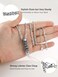 PROSTEEL Skull Bullet Charm NecklacePendant,Men/Women,Punk Style,Steampunk,Gothic,Skeleton,Halloween Supply,Stainless Steel,PSP2795G