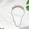 Amazer Decorative Shower Curtain Hooks, Shower Curtain Hooks Rust Proof Stainless Steel Shower Curtain Hooks, Shower Hooks for Shower Curtain Bathroom 12PCS, Matte Nickel